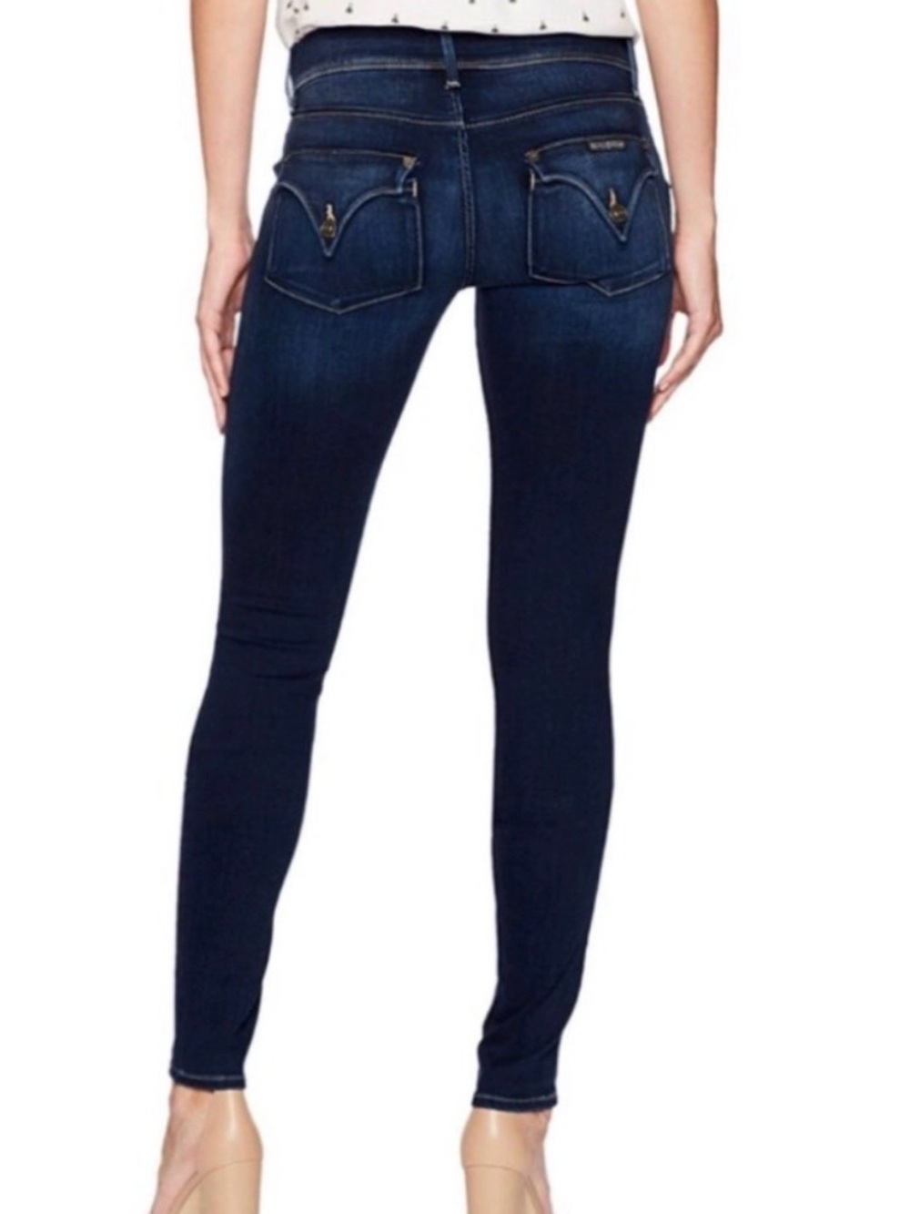Hudson Collin Flap Mid Rise Skinny Jeans Sz 28 - Picture 5 of 17